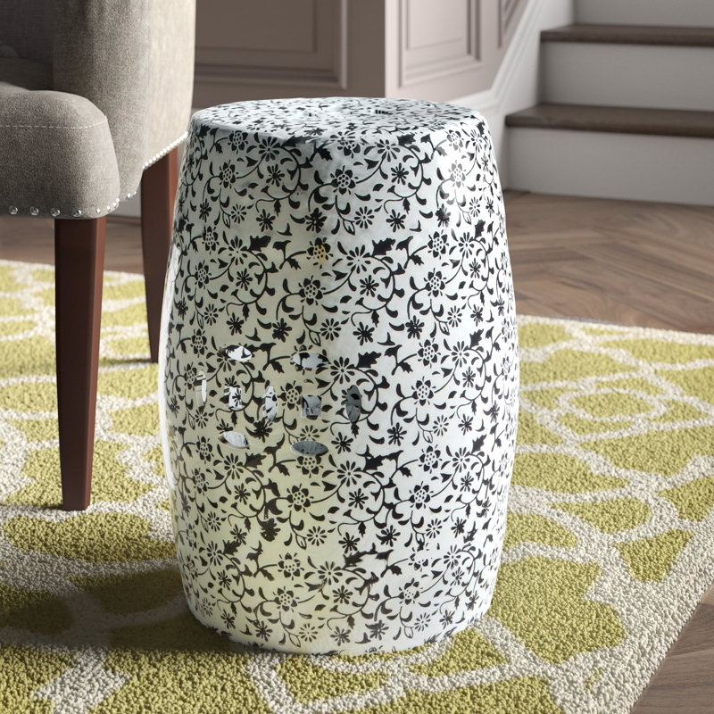 Cattan Ceramic Accent Stool